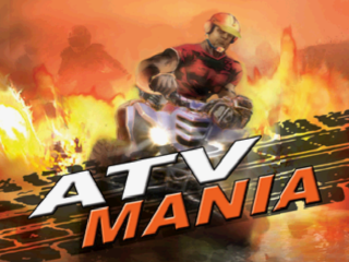 ATV Mania title screen for Playstation